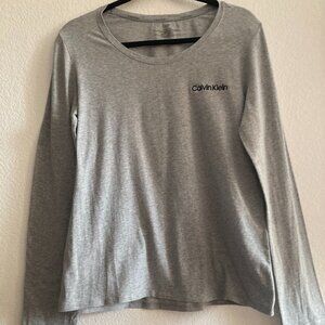 Calvin Klein Gray Sleepwear Shirt L/G